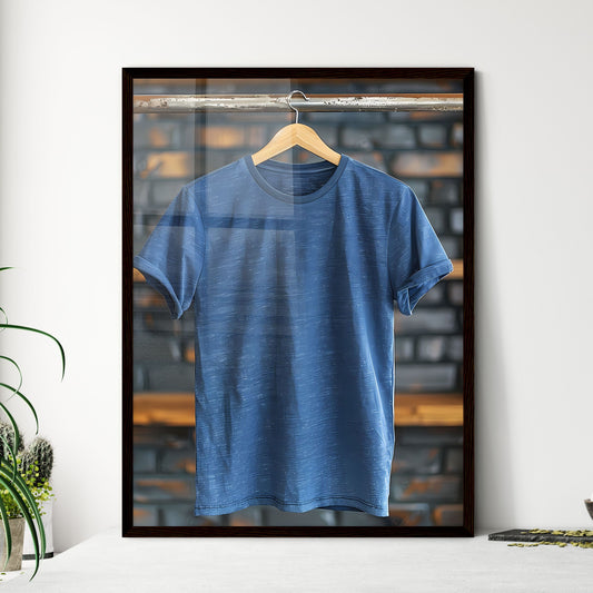 shirt template digital painting cloth art co - Framed Art Print