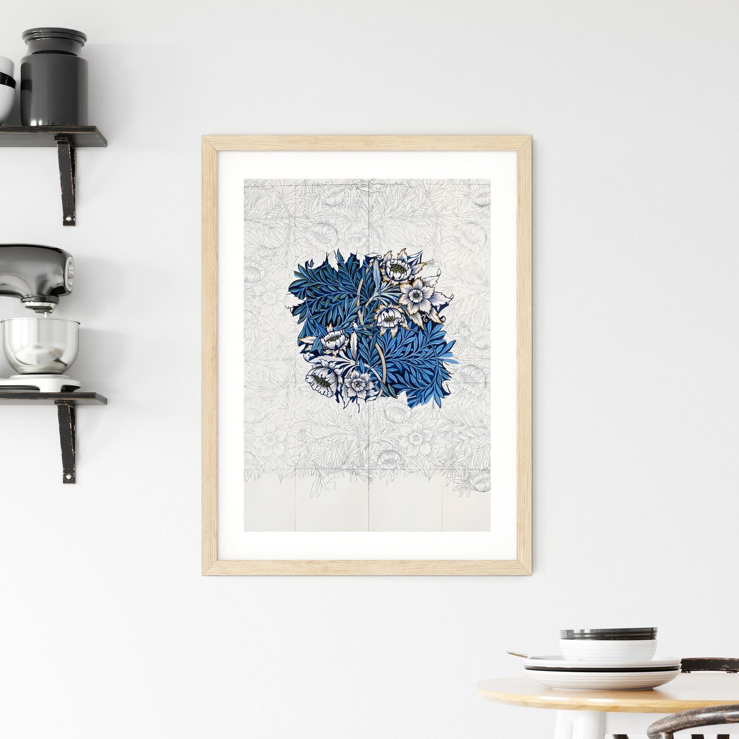 Framed Print of Tulip and Willow by William Morris
