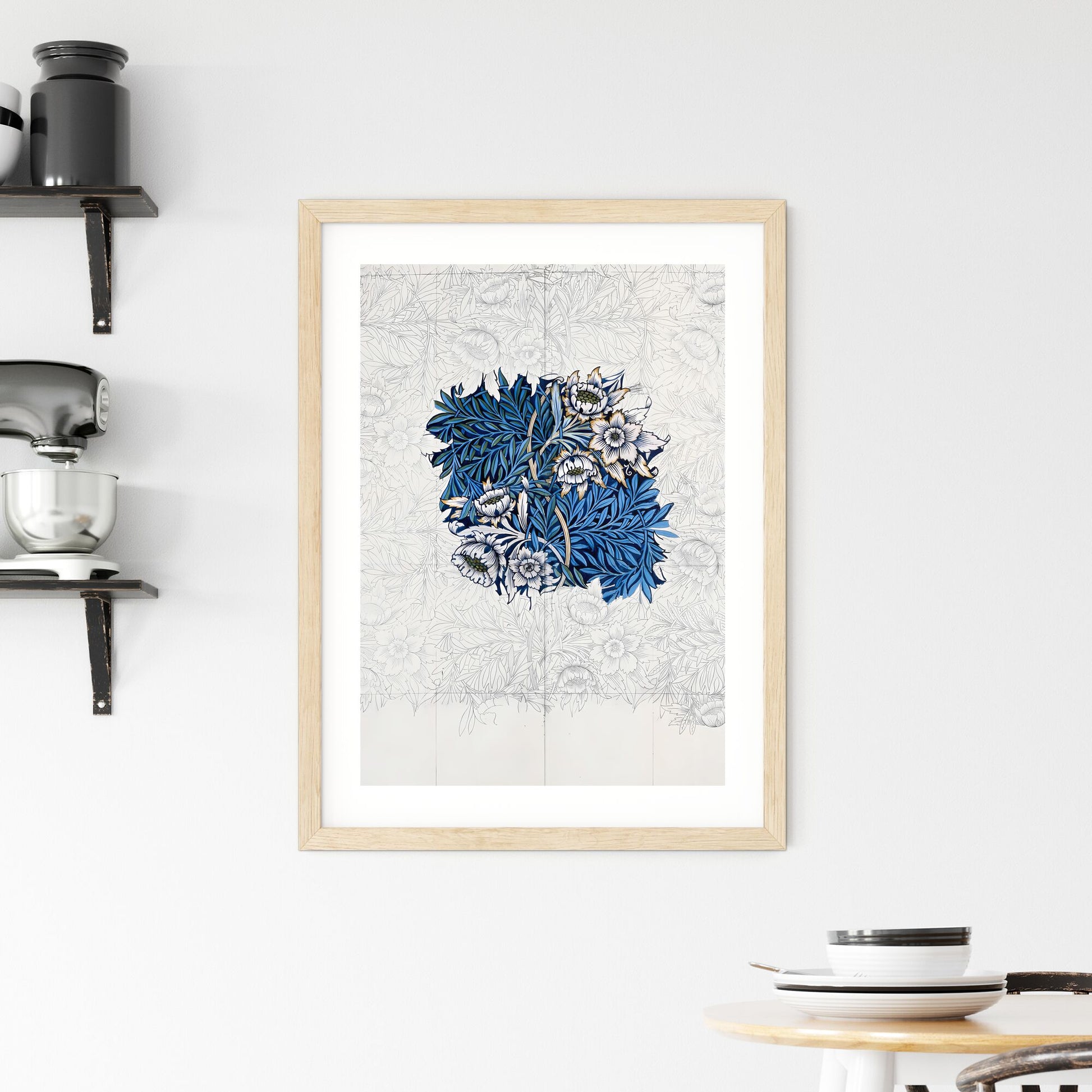Framed Print of Tulip and Willow by William Morris
