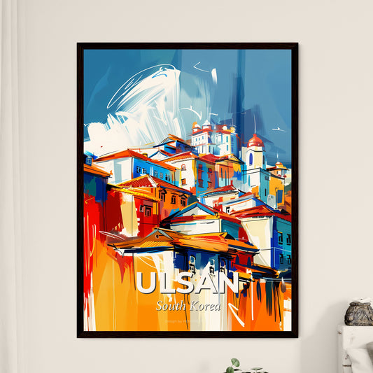 Vibrant Ulsan, South Korea - A Painting Of A City