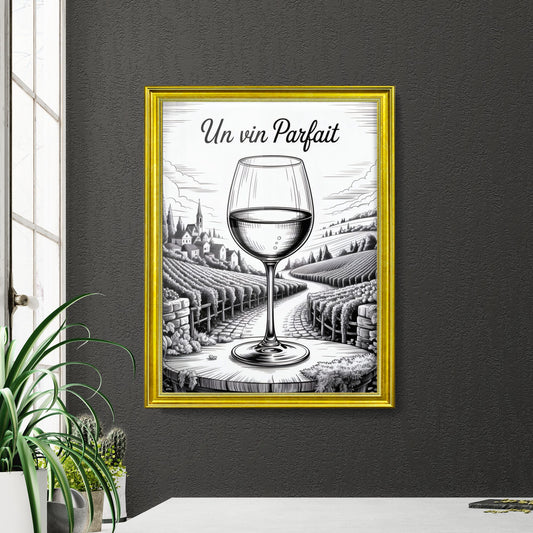 Un vin Parfait: A Perfect Wine Experience in Scenic Vineyard Landscape.