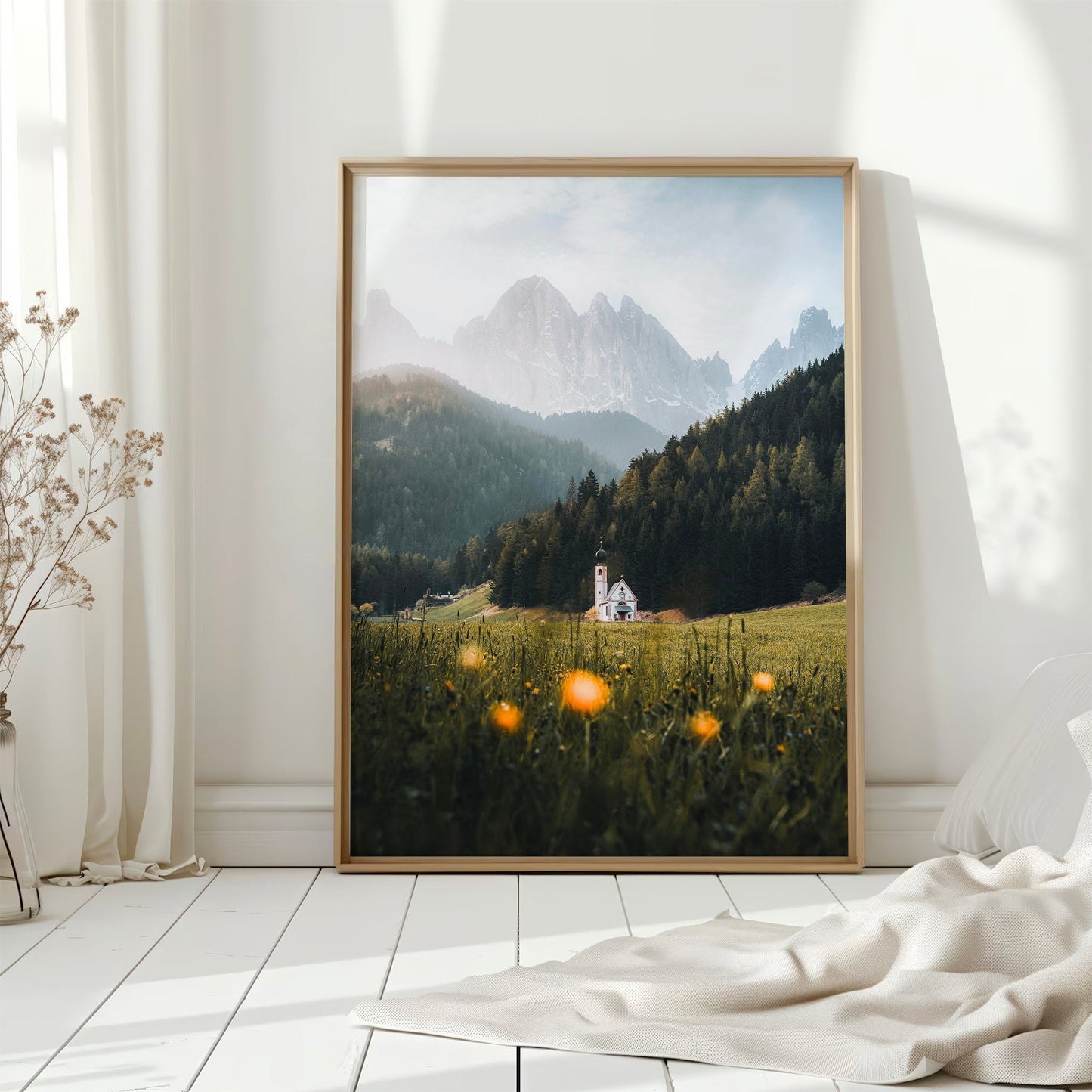 St. John’s Church, Val di Funes – Dolomites Fine Art Print