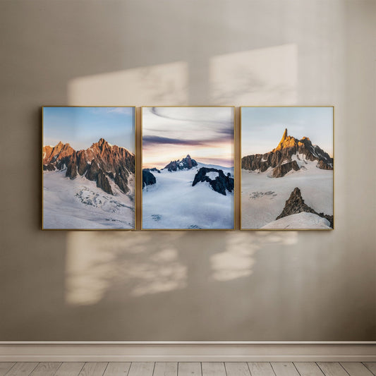 Vallée Blanche Wall Art - Stunning Glacier & Mountain Photography