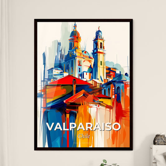 Vibrant Valparaiso, Chile - A Painting Of A Building