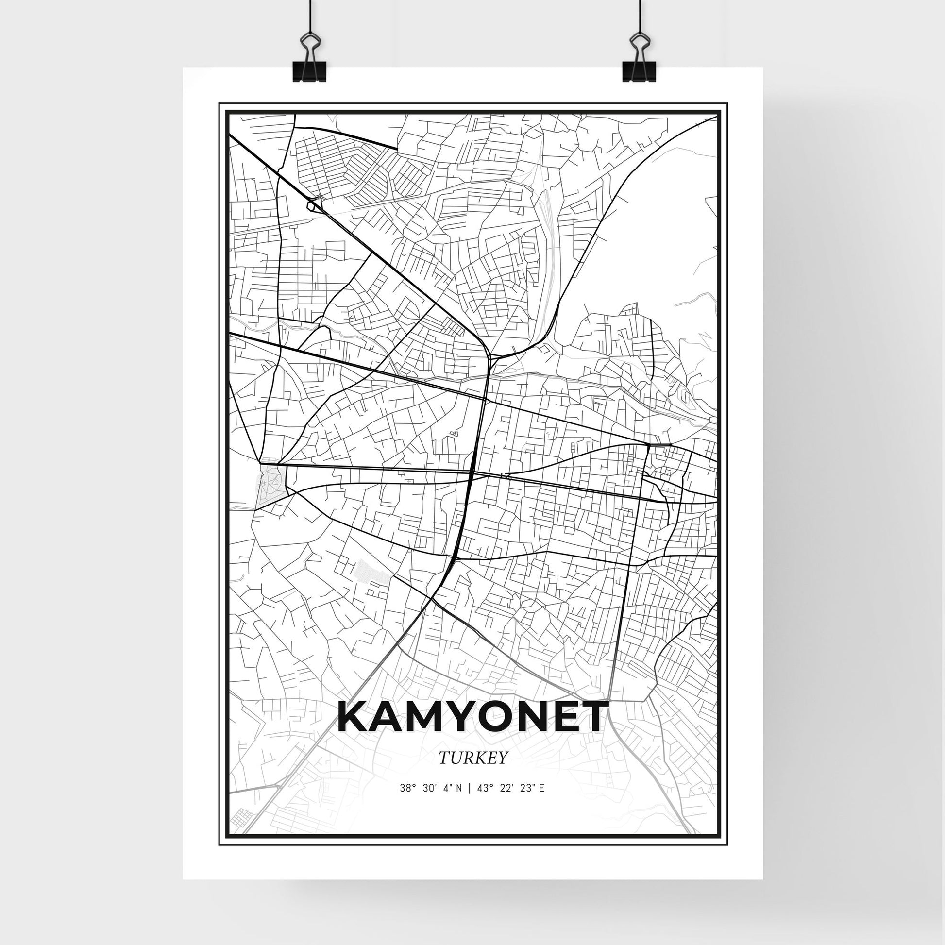 Van Turkey - Premium City Map Poster