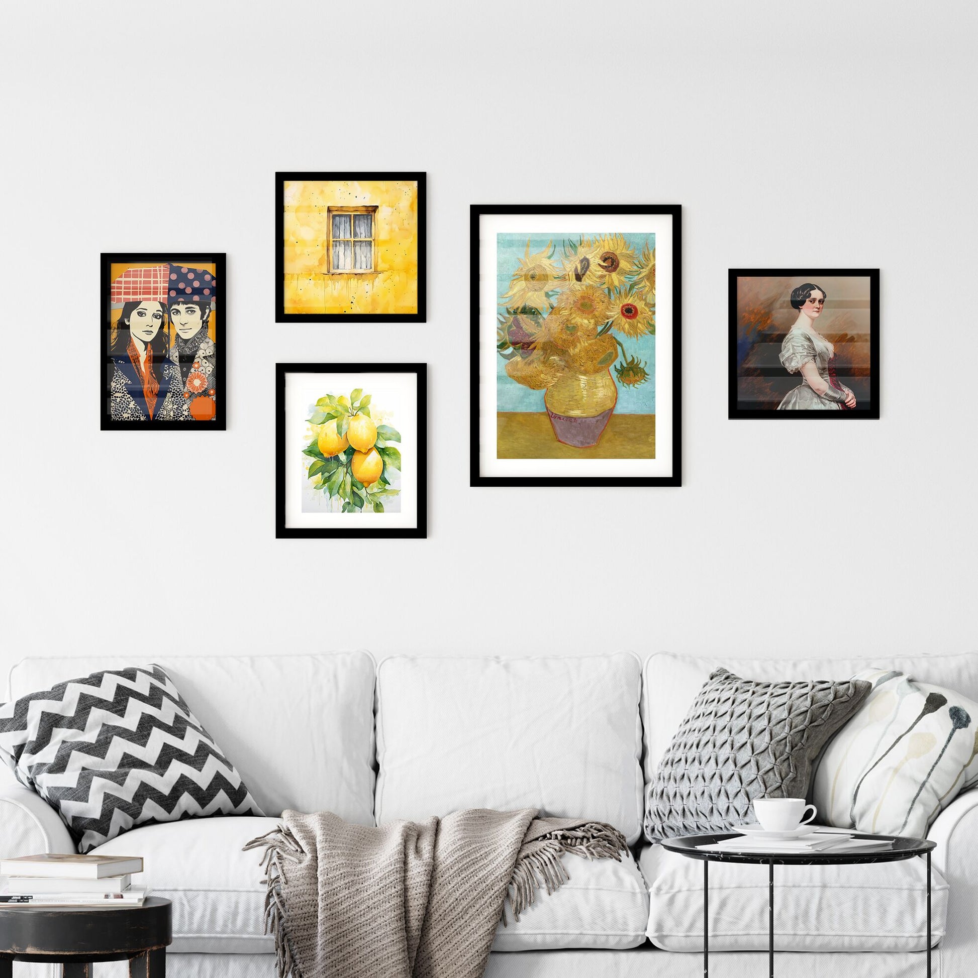 Wall Art with Vase with Twelve Sunflowers – Vincent van Gogh