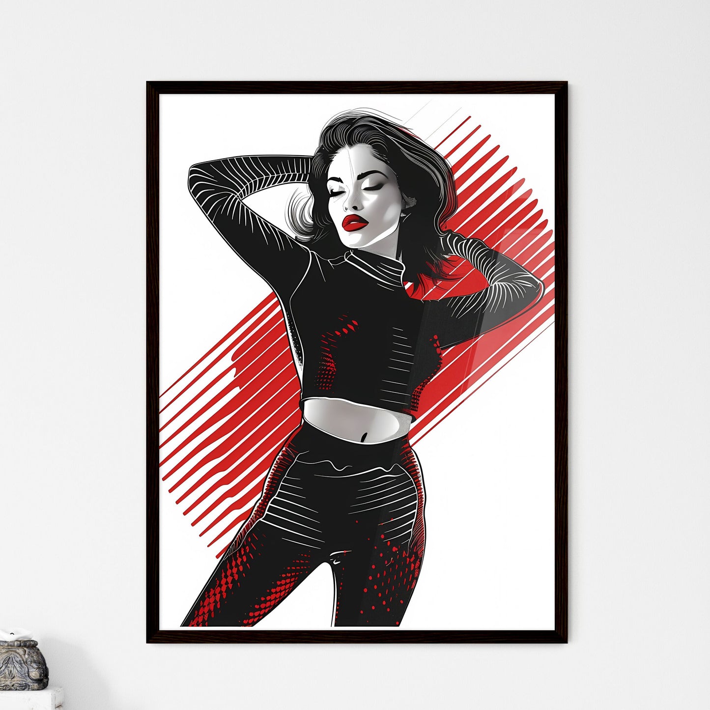 Fashion Illustration - Framed Art Print