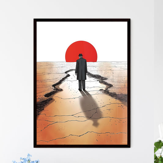 Vibrant Minimalist Abstract Art - Framed Art Print