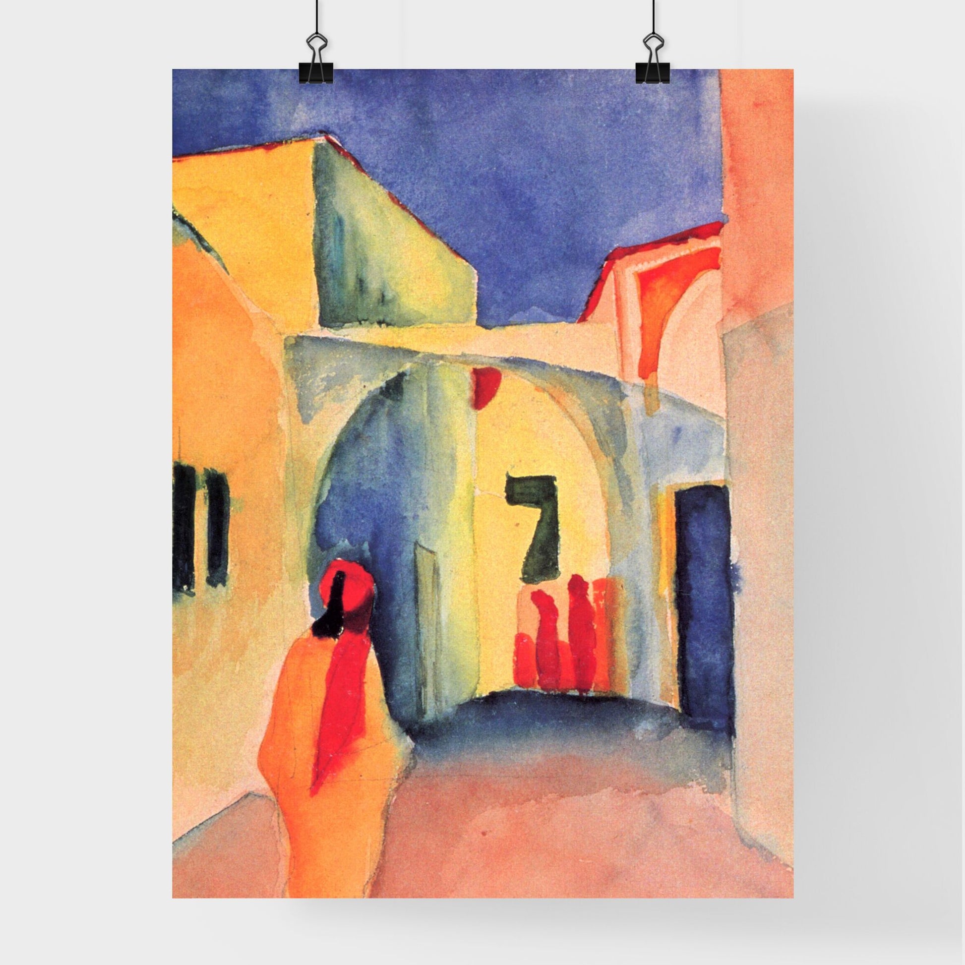 View into a Lane by August Macke Poster
