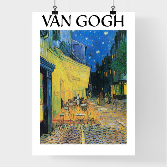 Vincent van Gogh – Café Terrace at Night Poster