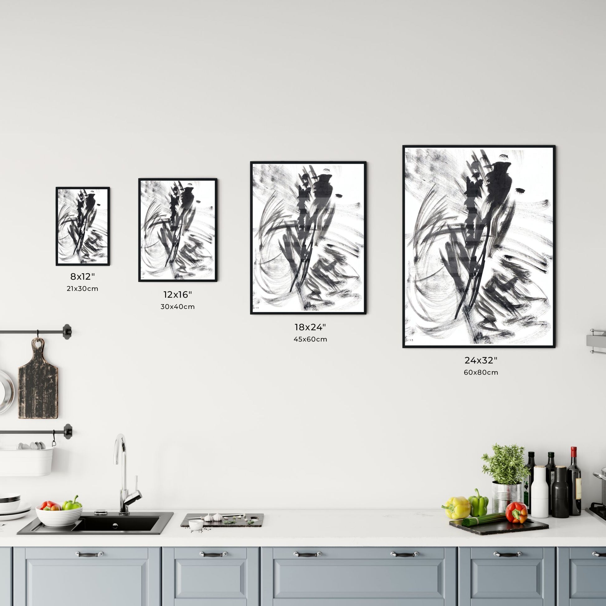 Whispers of Chaos: A Dance in Monochrome Movement Chart