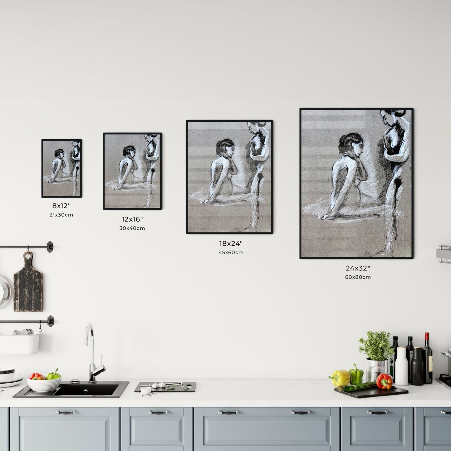 Whispers of Form: A Dance Between Shadows and Light Chart