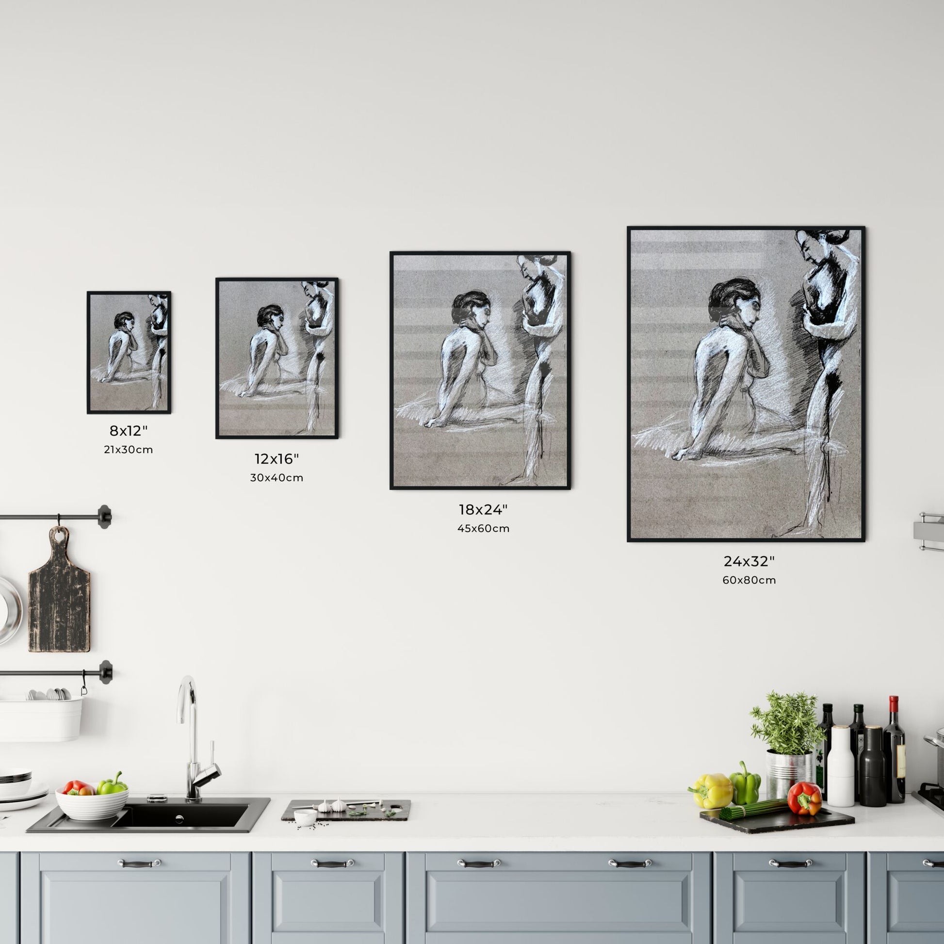 Whispers of Form: A Dance Between Shadows and Light Chart