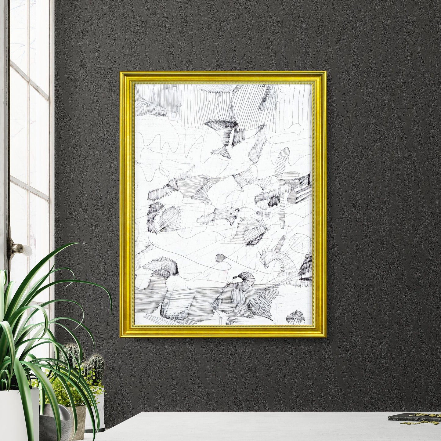 Whispers of Motion: A Dance of Lines and Shadows