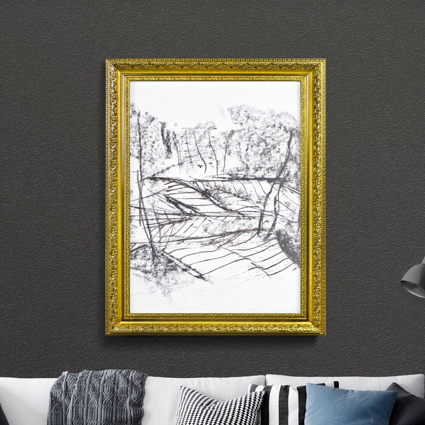 Whispers of Nature: A Symphonic Exploration of Lines and Shadows