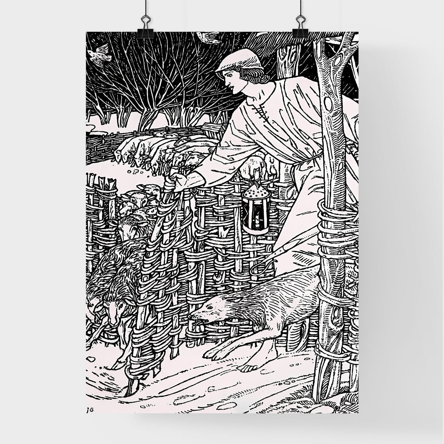 William Morris – The Shepheardes Calender Poster