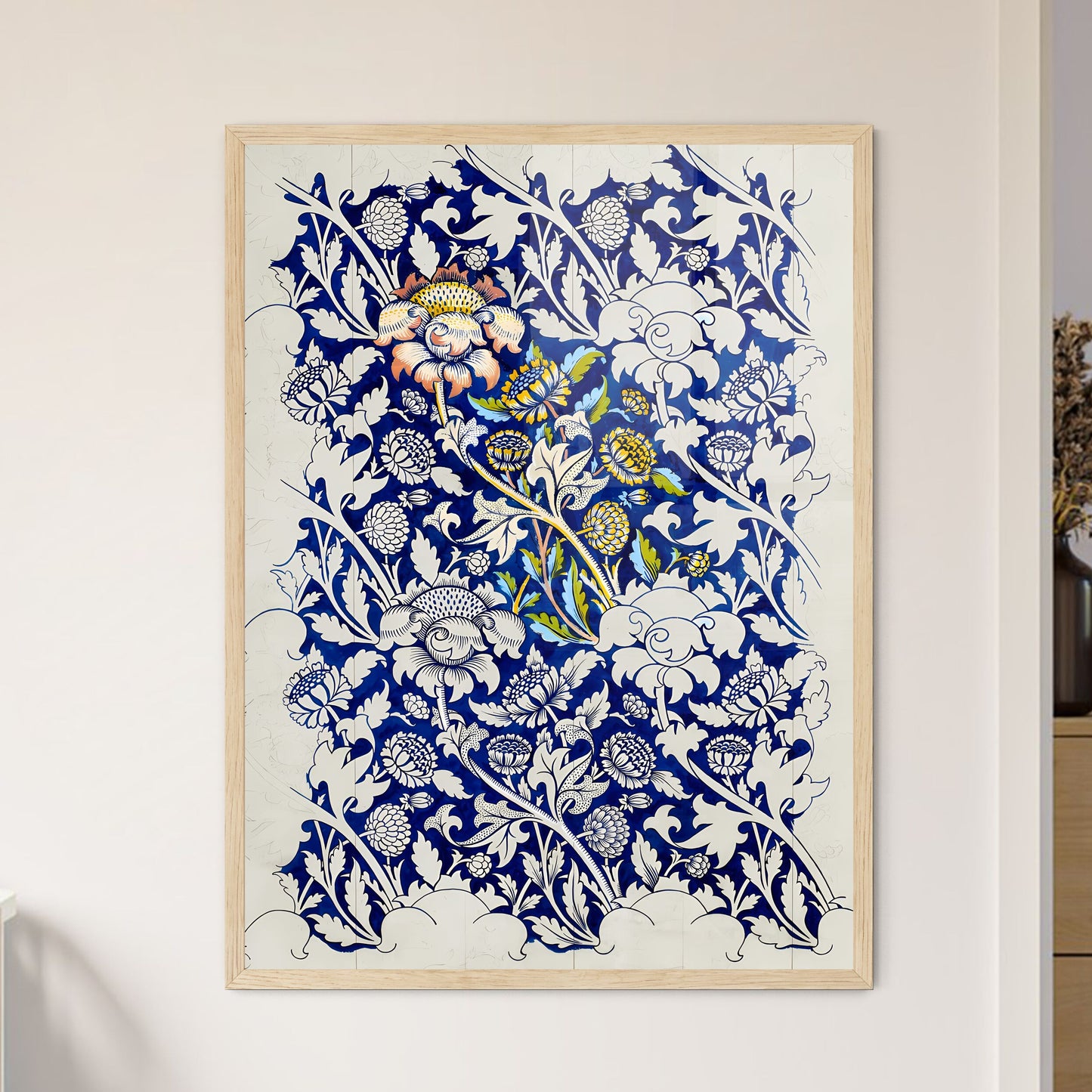 William Morris – Watercolour for Printed Fabric Design: Wey Art Print