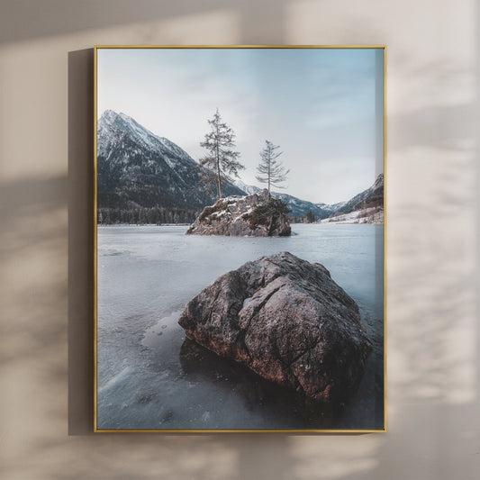 Hintersee Lake Print – Bavarian Alps Fine Art Photography