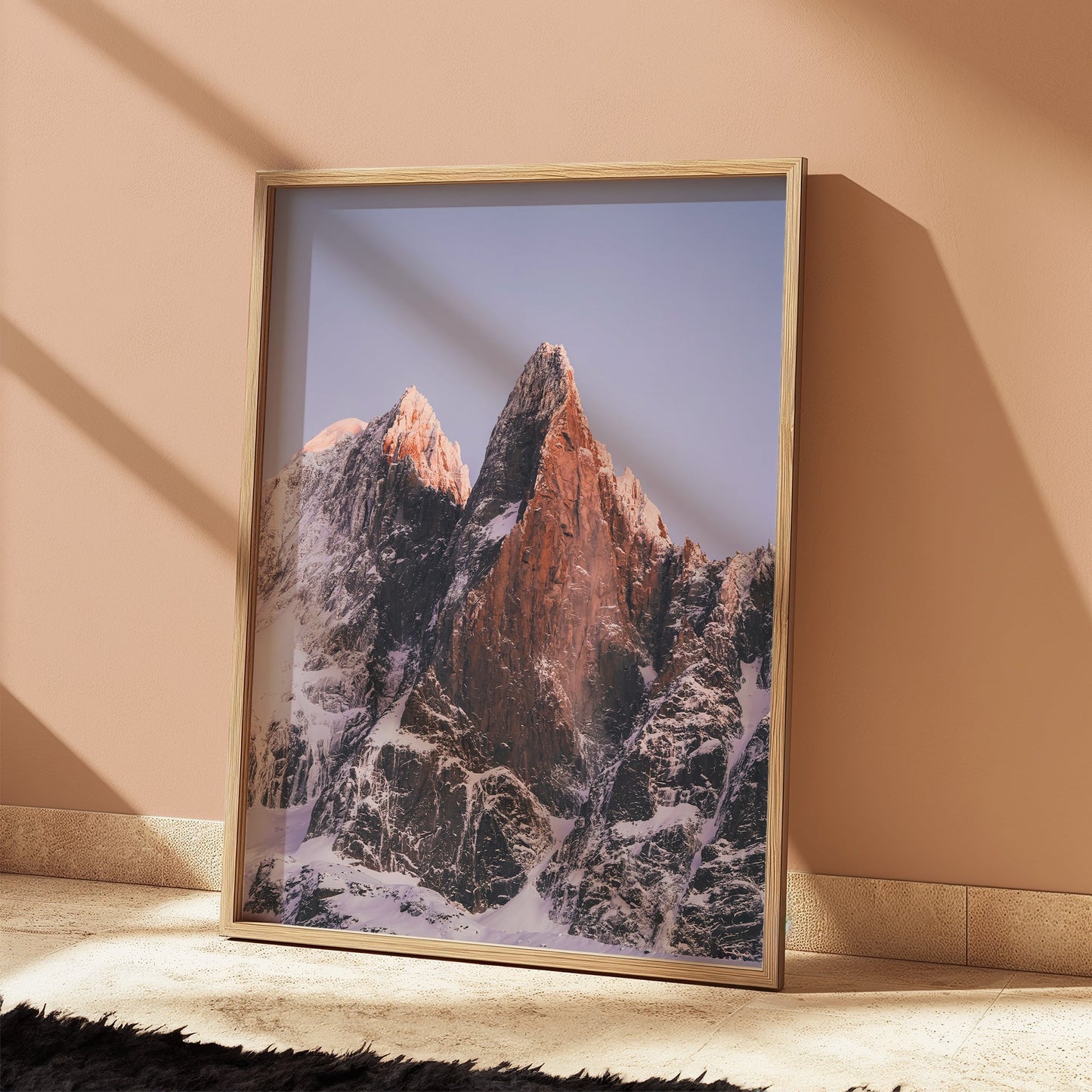 Les Drus Sunset | Alpine Wall Art from the French Alps