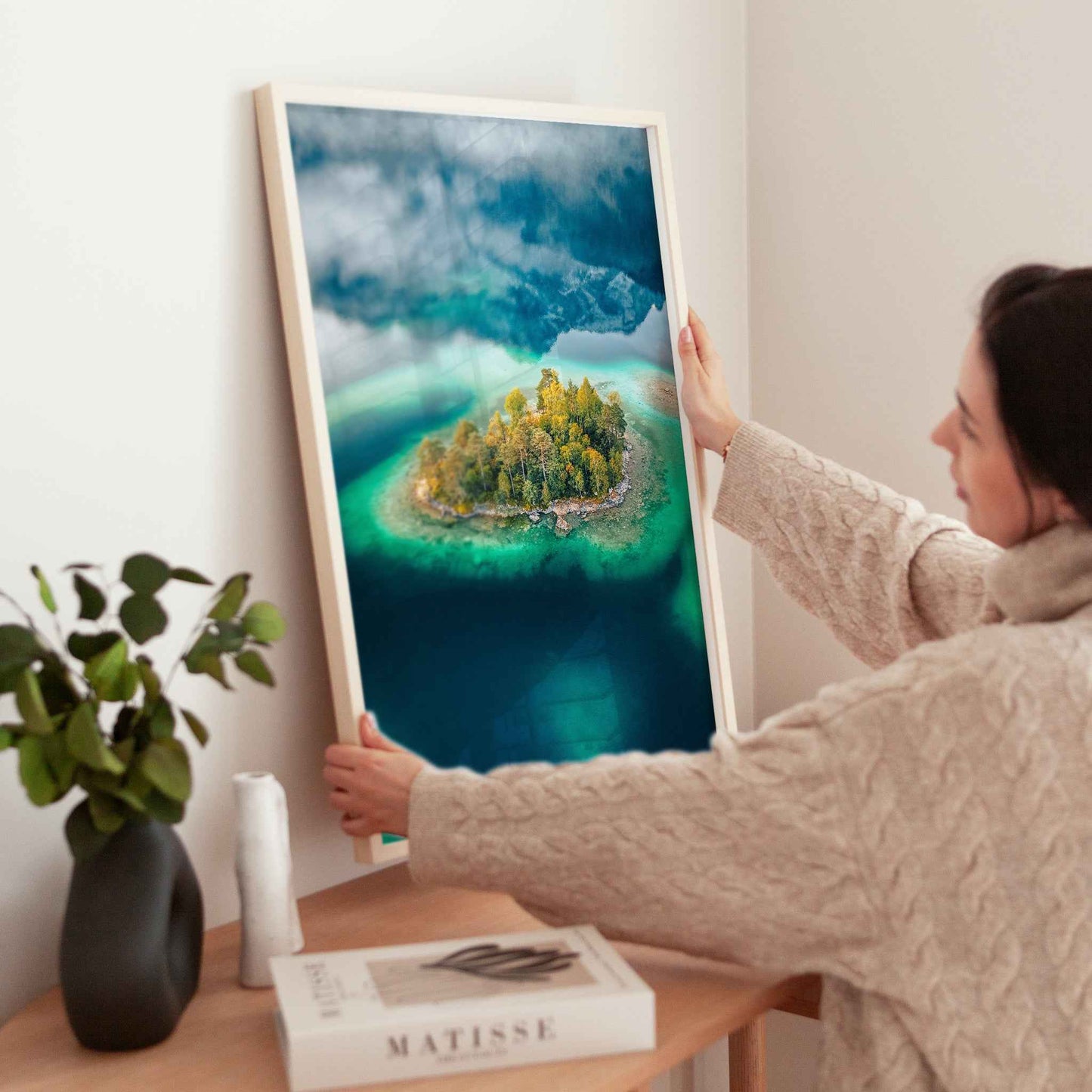 Eibsee – Aerial Wall Art Print from Bavaria