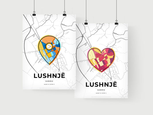 Lushnjë Albania art print for couples