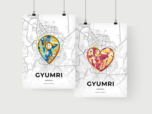 Gyumri Armenia art print for couples