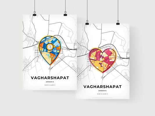 Vagharshapat Armenia art print for couples