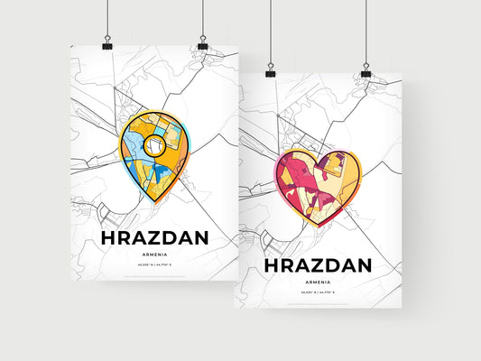 Hrazdan Armenia art print for couples