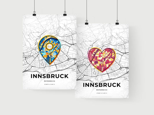 Innsbruck Austria art print for couples