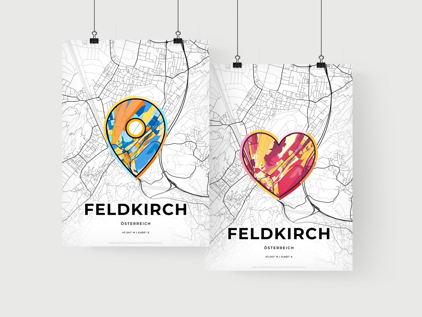 Feldkirch Austria art print for couples