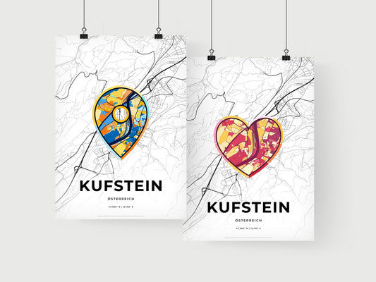 Kufstein Austria art print for couples