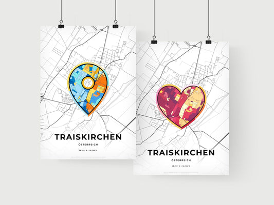 Traiskirchen Austria art print for couples