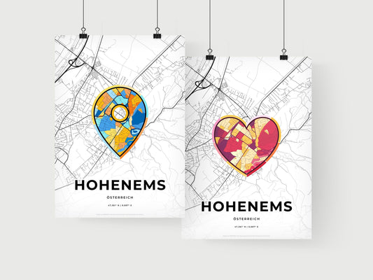 Hohenems Austria art print for couples