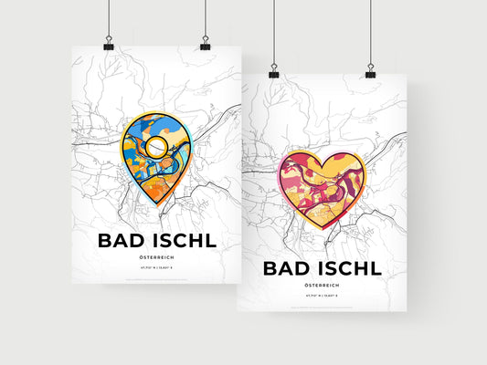 Bad Ischl Austria art print for couples