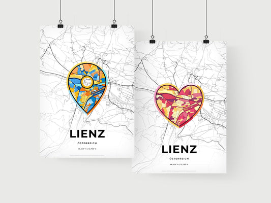 Lienz Austria art print for couples
