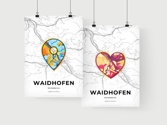 Waidhofen Austria art print for couples