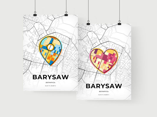 Barysaw Belarus art print for couples
