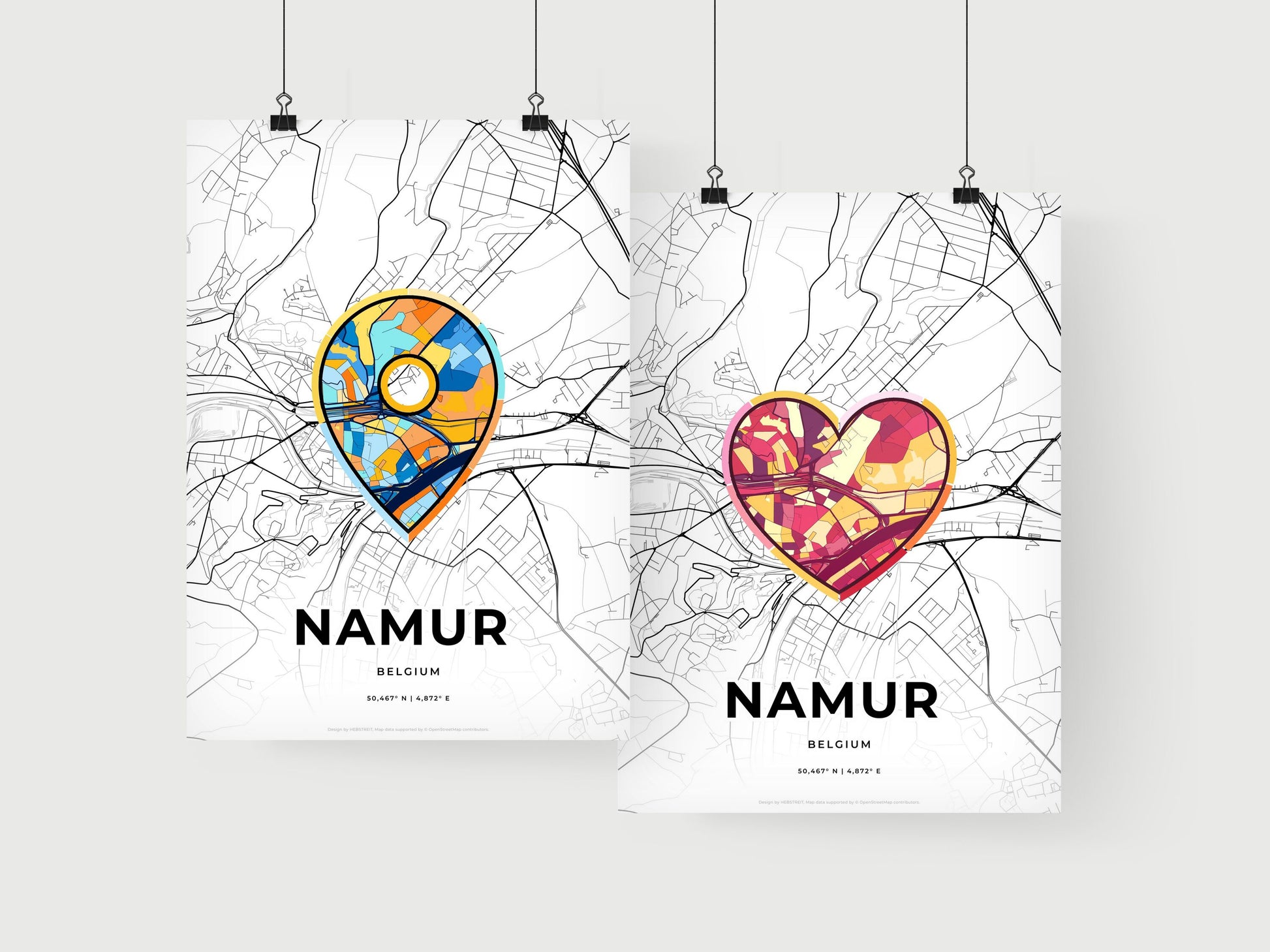 Namur Belgium art print for couples