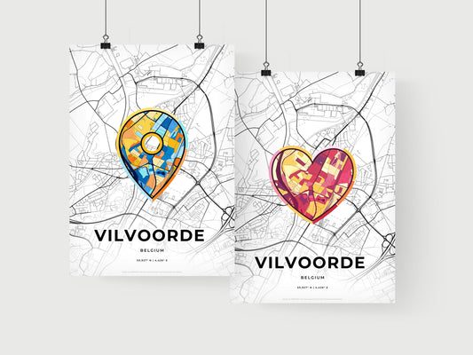 Vilvoorde Belgium art print for couples