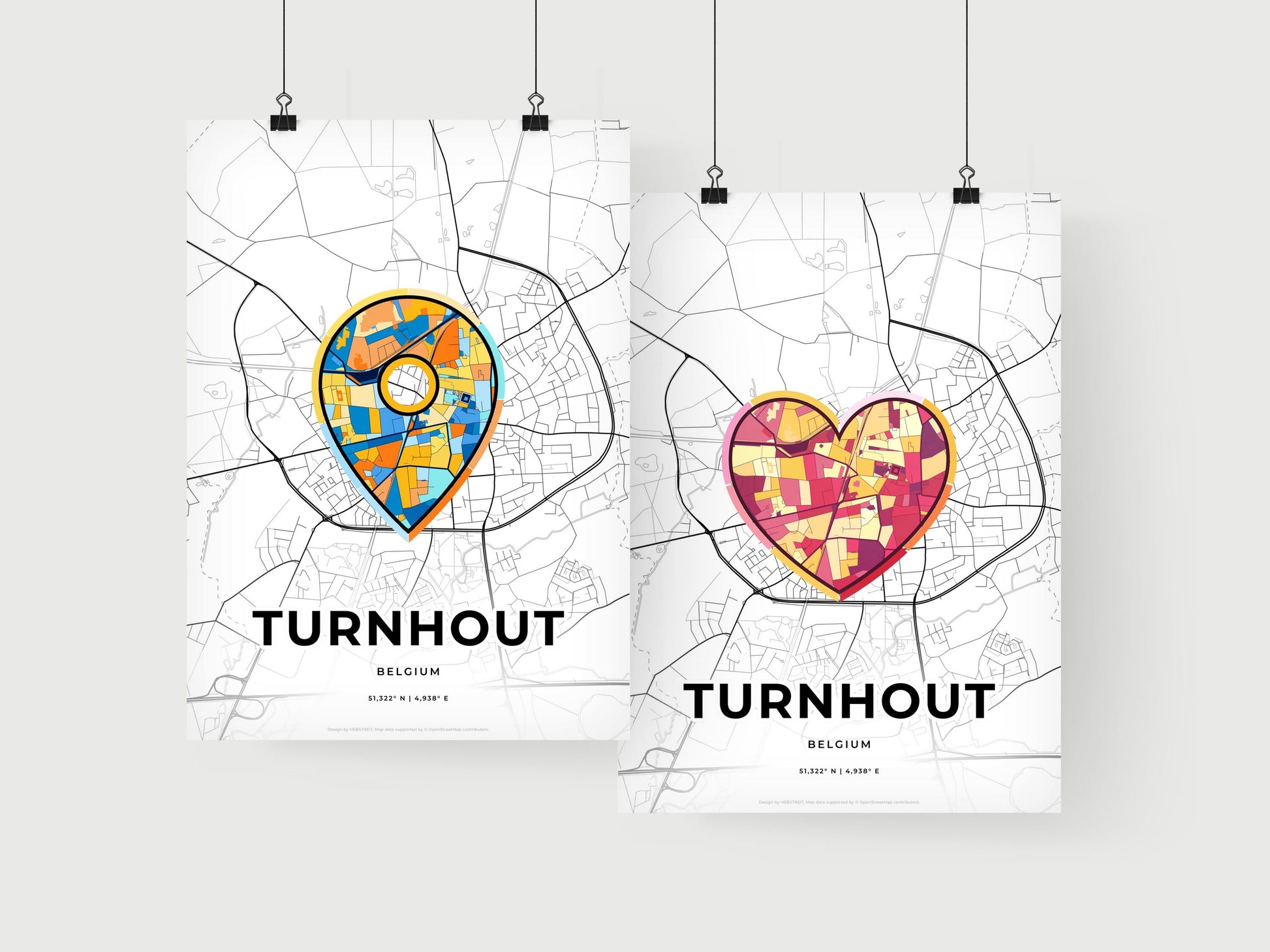 Turnhout Belgium art print for couples