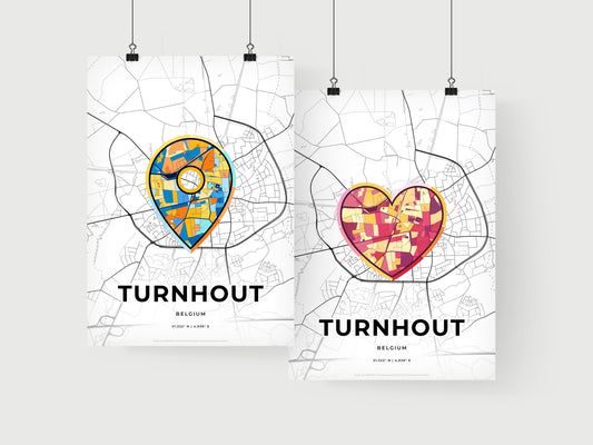 Turnhout Belgium art print for couples