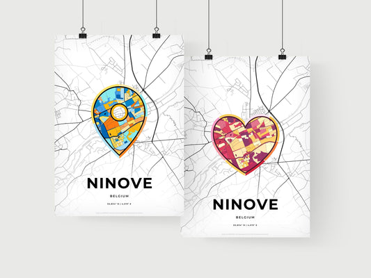Ninove Belgium art print for couples