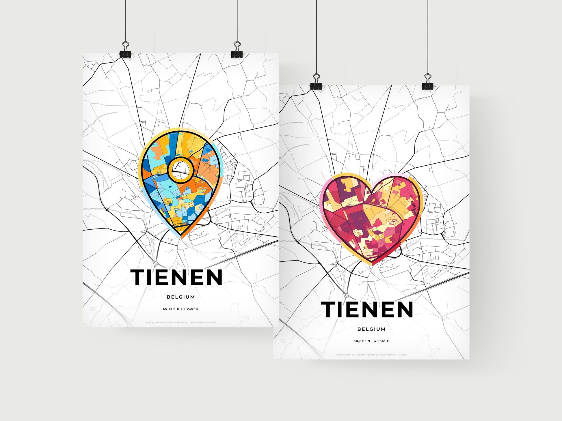 Tienen Belgium art print for couples