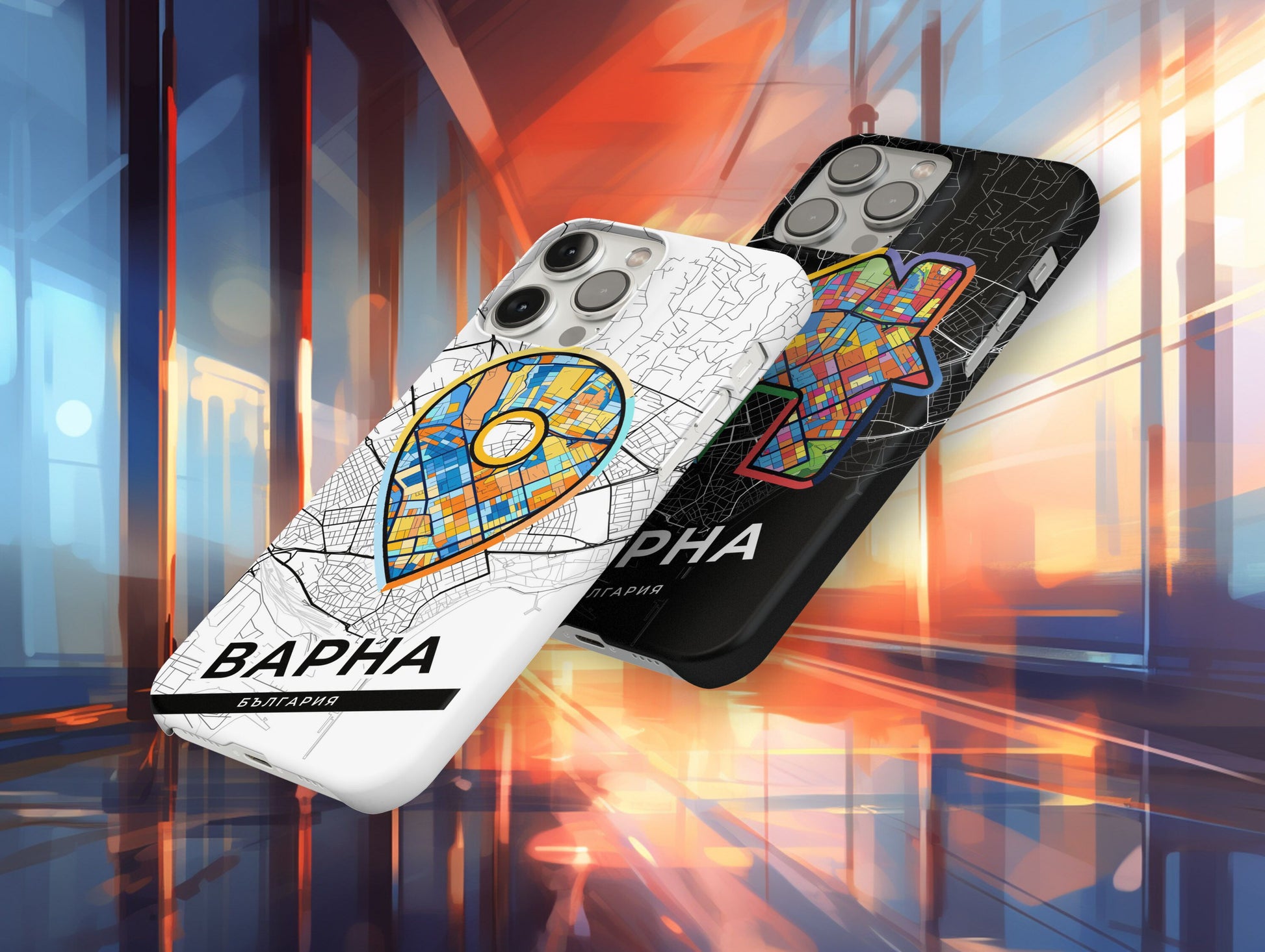 Варна България slim phone case with colorful icon. Birthday, wedding or housewarming gift. Couple match cases.