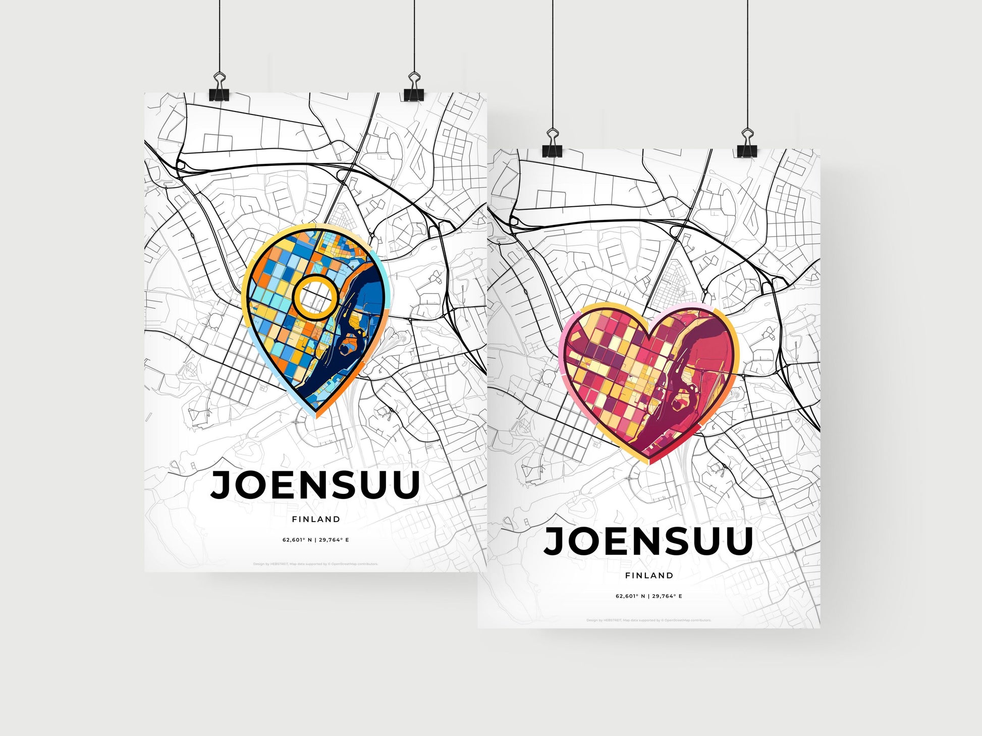 Joensuu Finland art print for couples