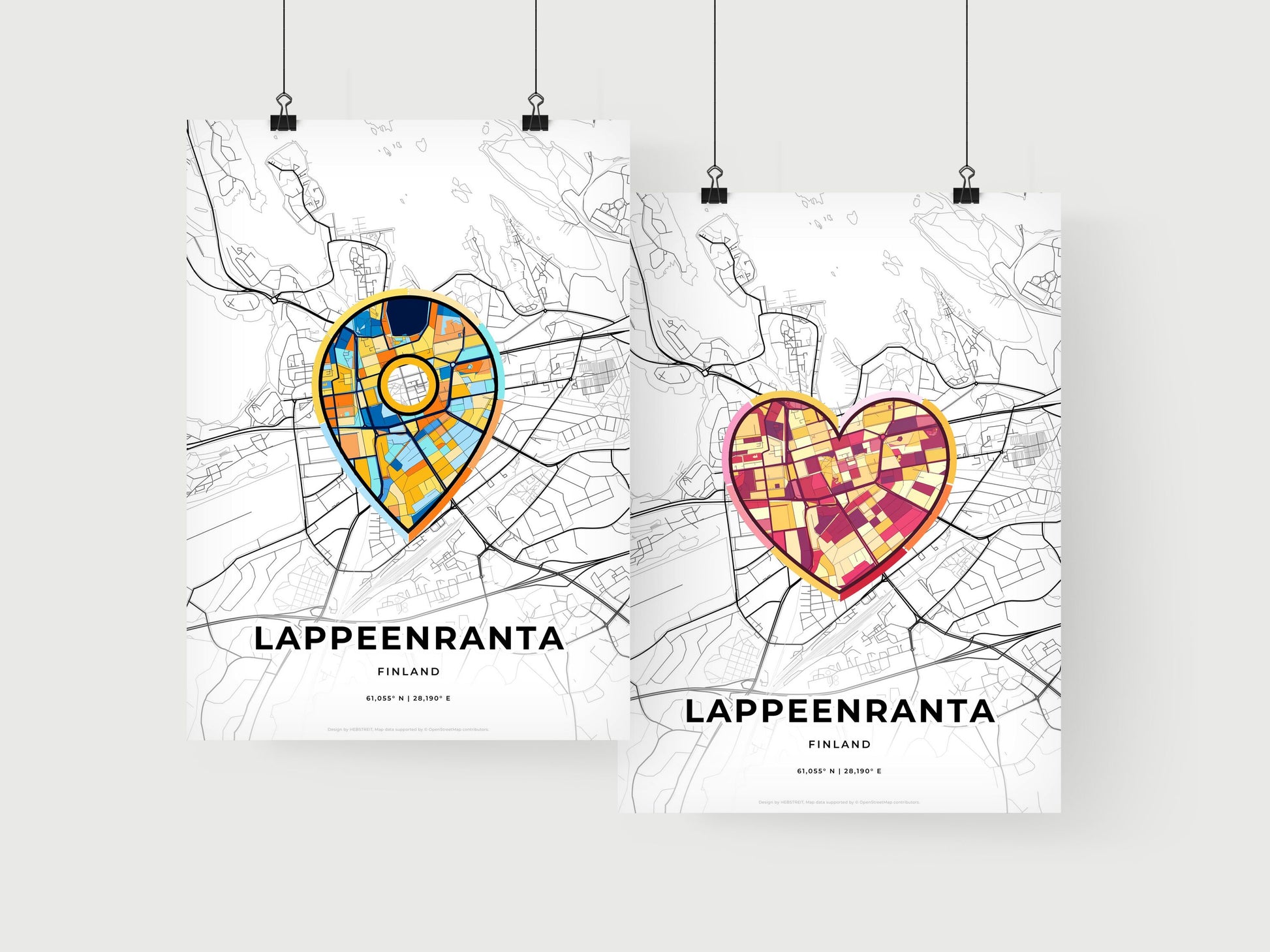 Lappeenranta Finland art print for couples