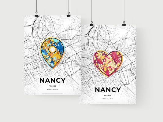 Nancy France art print for couples