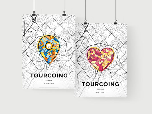 Tourcoing France art print for couples