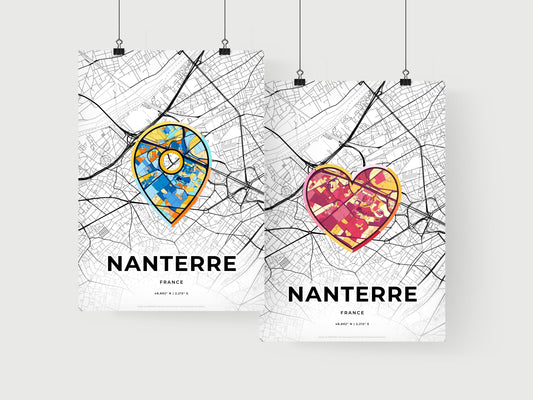 Nanterre France art print for couples