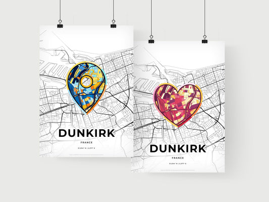 Dunkirk France art print for couples